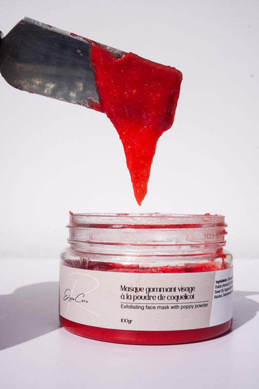 Masque gommant à la poudre de coquelicot