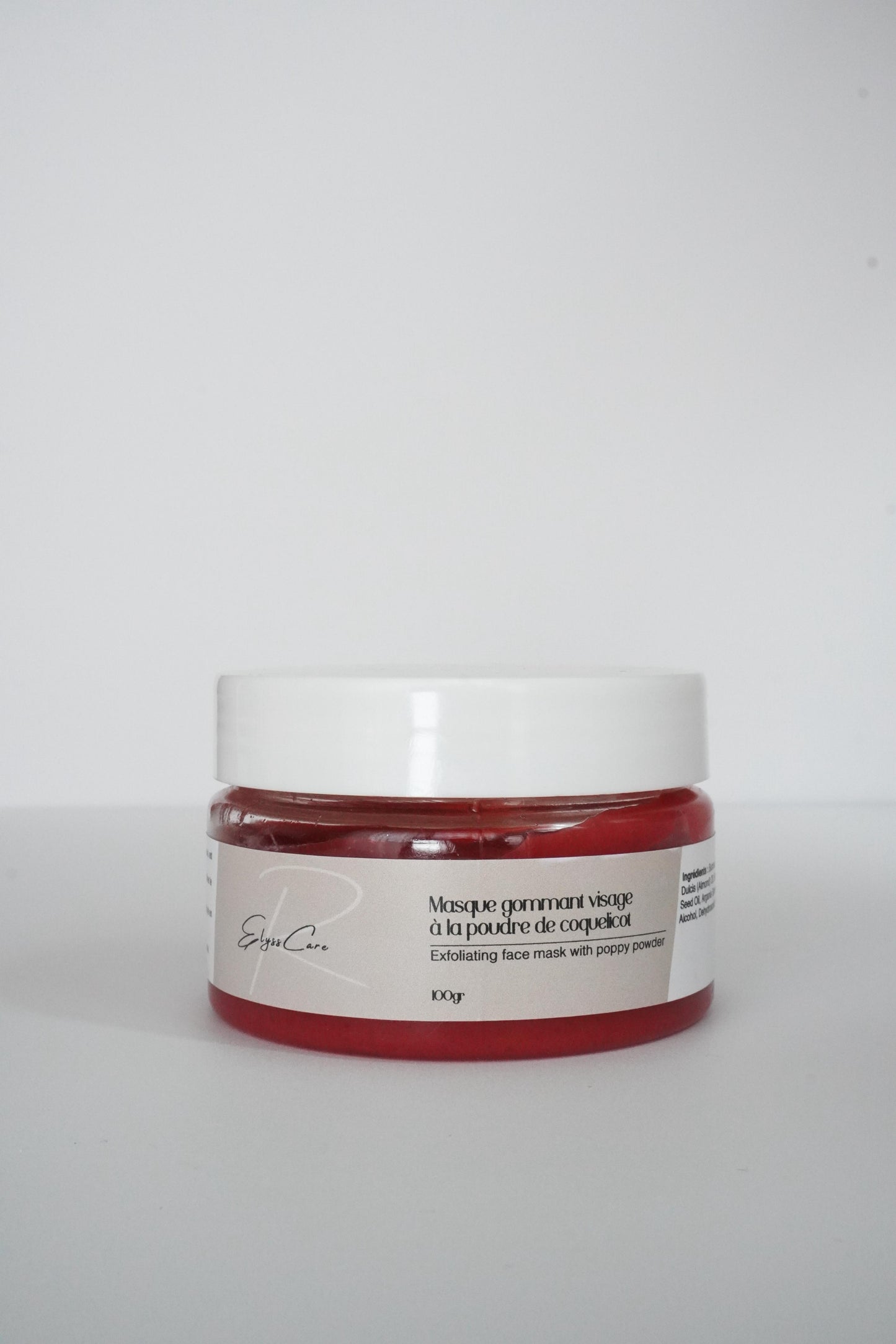 Masque gommant à la poudre de coquelicot